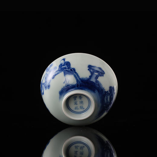 青花柴窑静听松风杯 商品图2