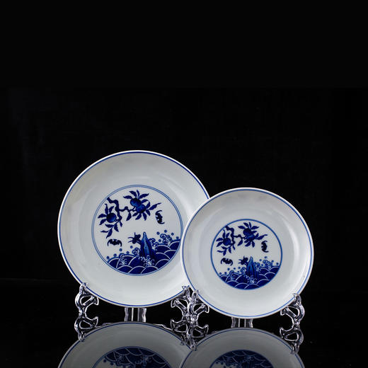 青花斗彩寿山福海28头餐具（定制产品） 商品图2