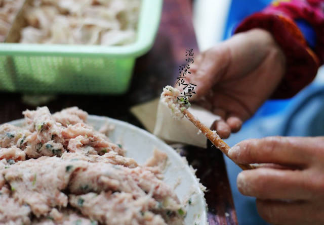 深食风物正宗矾山非遗美食手工肉燕燕皮馄饨