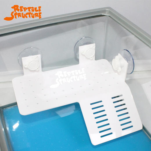 Reptile Structure-爬结构 亚克力水龟晒台乌龟缸浮岛晒背灯浮爬台乌龟晒台包邮20*18大号-分销 商品图2