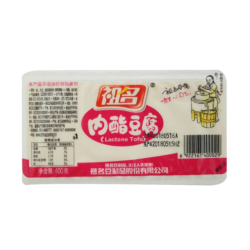 祖名内酯豆腐 400g/盒