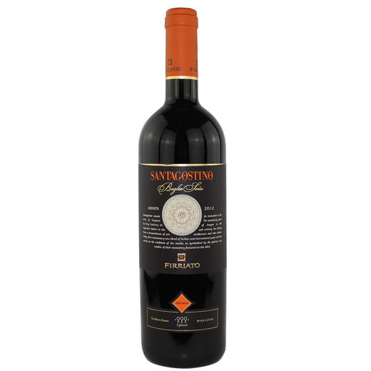 菲维亚托圣塔格斯蒂诺西西里岛干红葡萄酒Firriato Santagostino Rosso 商品图0
