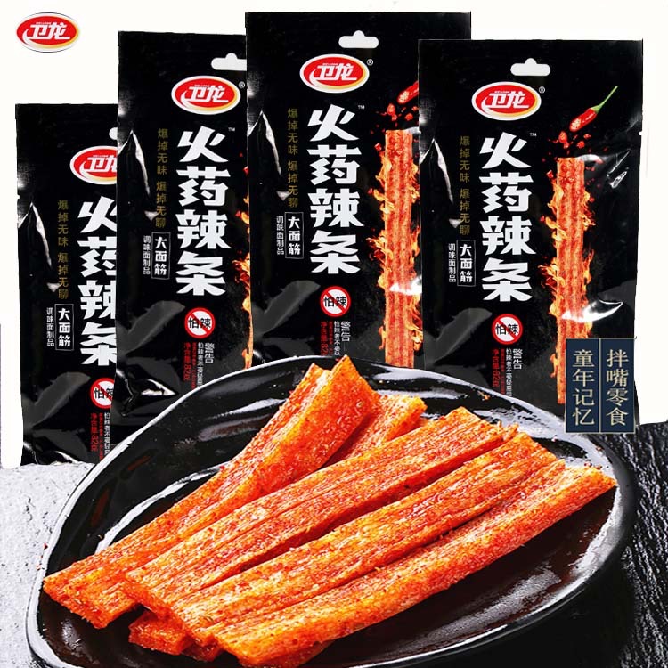卫龙火焰辣条82g袋