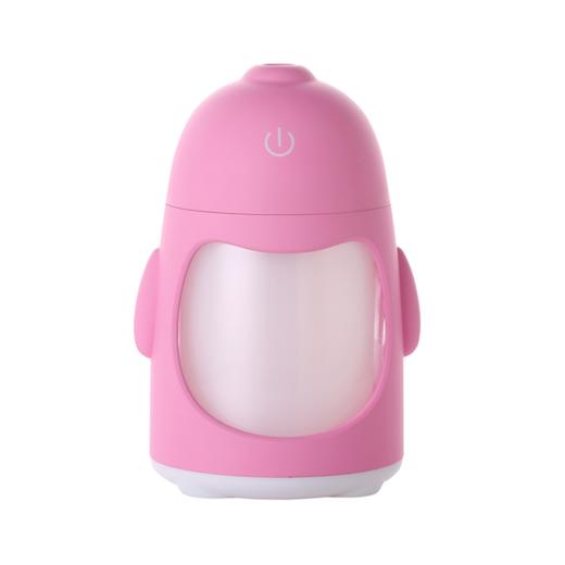 【加湿器】 企鹅加湿器 usb迷你七彩夜灯加湿器 创意卡通空气净化器 小雾化器 商品图5