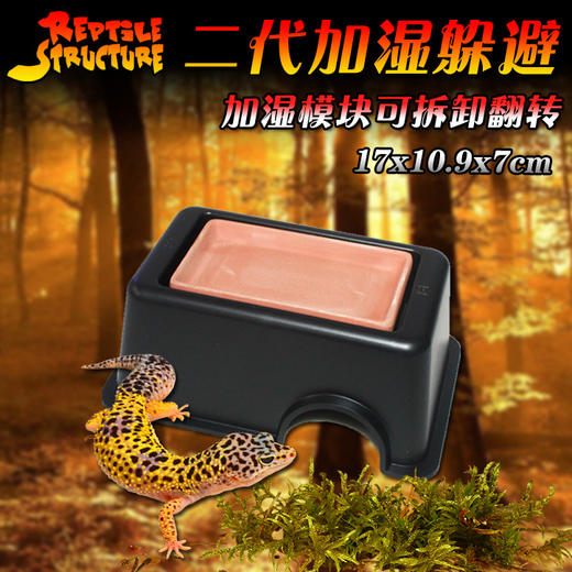 Reptile Structure-爬结构 爬箱爬虫加湿躲避穴守宫加湿躲避玩具蛇躲避陶瓷躲避保湿脱皮饲养-分销 商品图2