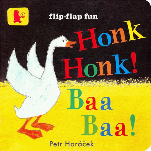 英文原版绘本 英国进口 名家Petr Horacek作品 异形纸板书 Honk, Honk Baa, Baa【纸板】 商品图1