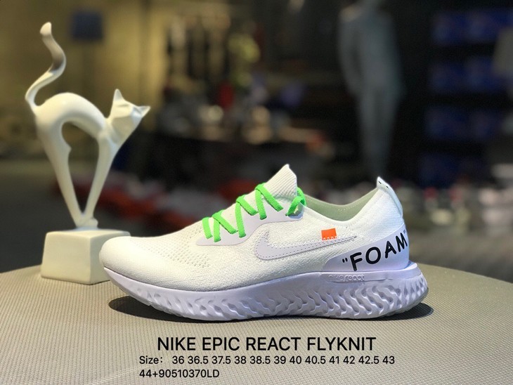 男女款均有nike epic react flyknit 耐克瑞亚跑步鞋 rq0070-100 男女