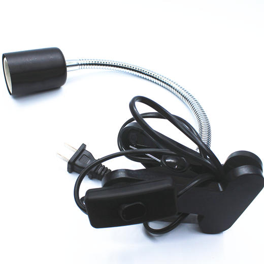 爬虫箱整理箱宠物多角度软管灯架龟缸加热陶瓷太阳UVAUVB夜灯灯罩-分销 商品图1