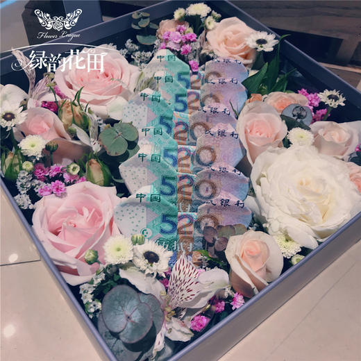抖音网红款-520情人节创意礼盒送女朋友老婆表白告白（内含480元人民币） 商品图1