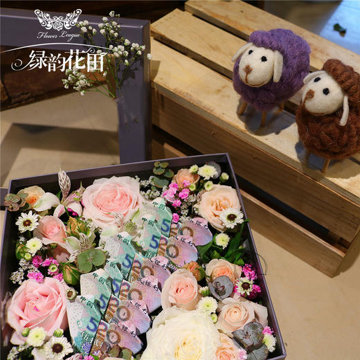 抖音网红款-520情人节创意礼盒送女朋友老婆表白告白（内含480元人民币） 商品图2