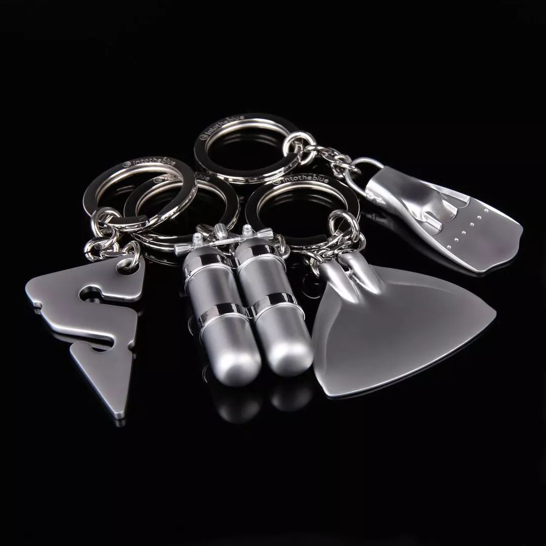 【周边钥匙链】潜水员专属钥匙坠 - 脚蹼/气瓶/鲸鱼