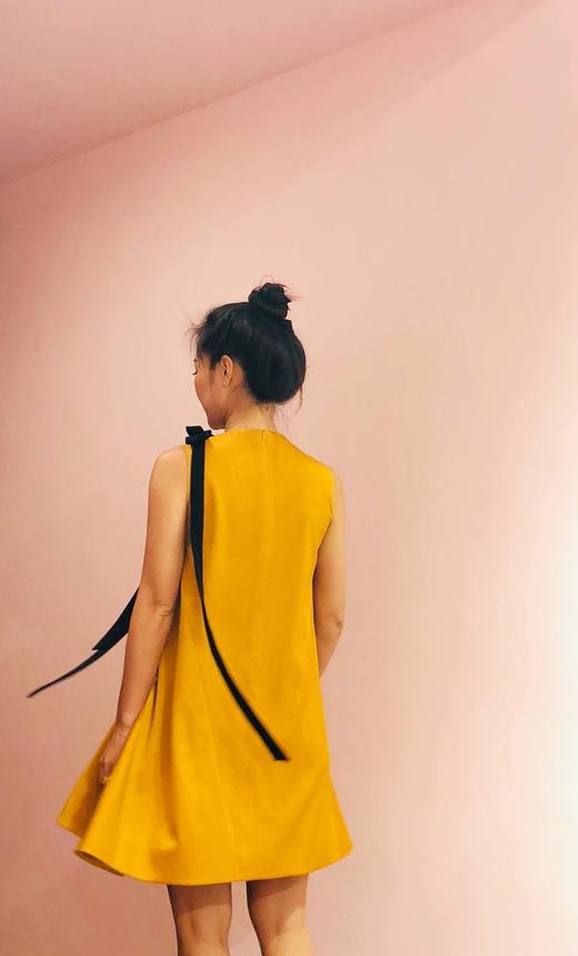 Atelier Miss Lu / Demi-姜黄飘带连身裙 商品图4