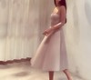 Atelier Miss Lu / Riva-香槟色欧根纱抹胸小礼服 商品缩略图3