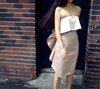 Atelier Miss Lu/ Veronica - 香槟色荷叶背饰抹胸小礼服 商品缩略图1