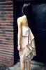 Atelier Miss Lu/ Veronica - 香槟色荷叶背饰抹胸小礼服 商品缩略图2