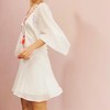 Atelier Miss Lu/ Elsa-白色飘袖刺绣连身裙 商品缩略图2