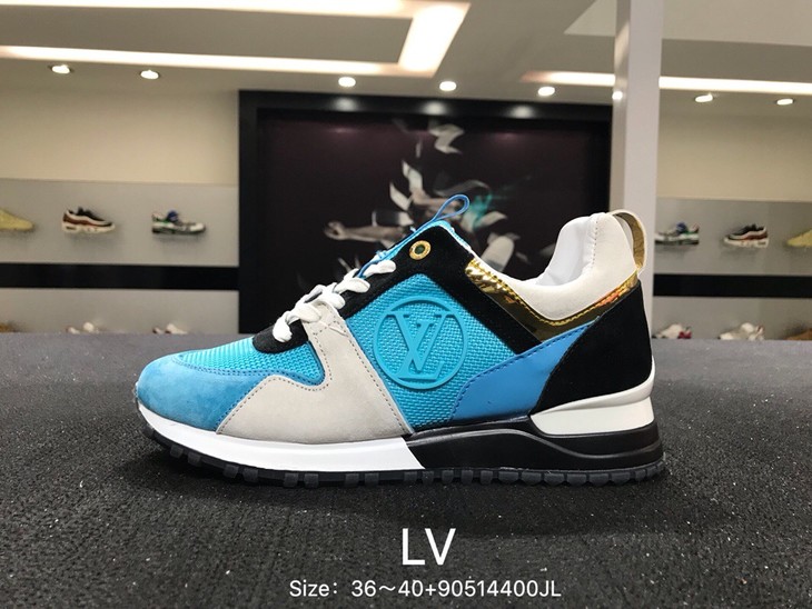 lv路易威登拼色内增高运动鞋女鞋欧洲女款size3640