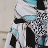 Atelier Miss Lu/ Eunice- 孔雀蓝锁链印花半身裙 商品缩略图3