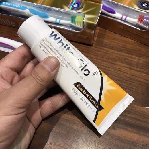 阿联酋航空合作品牌 White Glo 惠宝去烟渍烟味牙膏套装! 商品图2