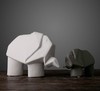 【家居摆件】。贝汉美陶瓷工艺品 简约现代家居装饰品 可爱礼物小象动物摆件 商品缩略图0