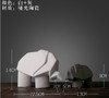 【家居摆件】。贝汉美陶瓷工艺品 简约现代家居装饰品 可爱礼物小象动物摆件 商品缩略图4