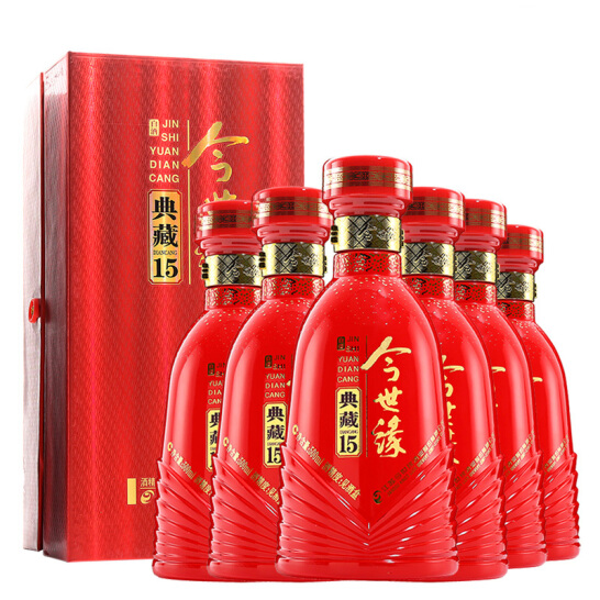 【促销价】今世缘 典藏15年 41.8度 500ml*6 整箱装