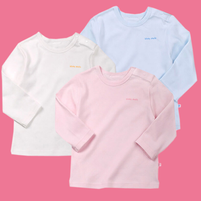 【0~4岁】 套头衫肩扣设计-多少宝宝穿它长大-新疆棉/精梭棉 婴幼童自产内衣 夏季空调房睡衣 秋衣