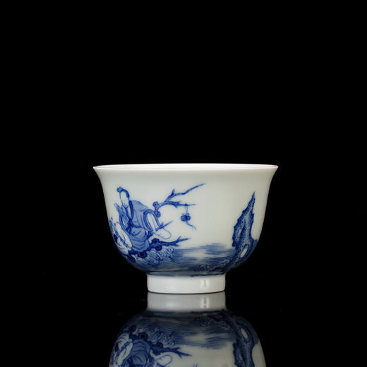 青花柴窑仙人渡海杯 商品图1