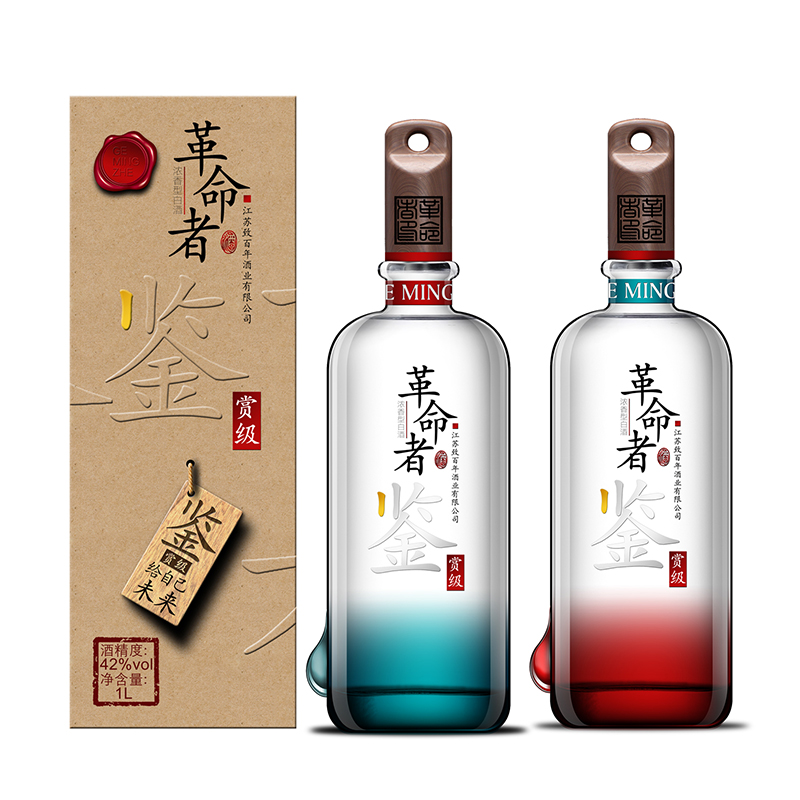 致百年革命者【鉴赏级】快速分解型42°浓香型白酒1000ml*1瓶