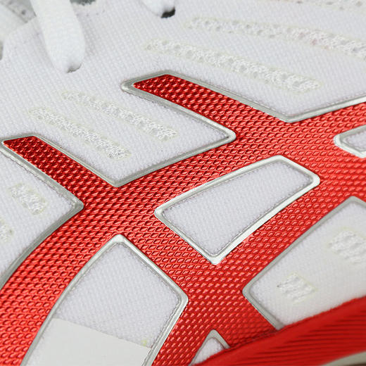 ASICS亚瑟士乒乓球鞋专业乒乓球运动鞋TPA334-0123男款女款比赛训练鞋白红色 商品图2