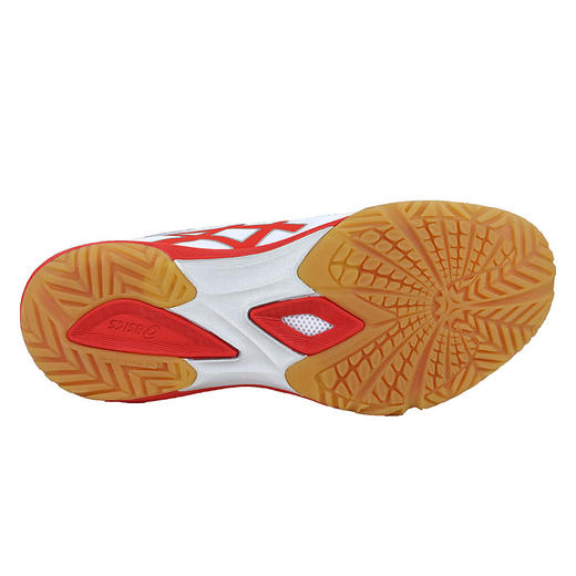 ASICS亚瑟士乒乓球鞋专业乒乓球运动鞋TPA334-0123男款女款比赛训练鞋白红色 商品图4