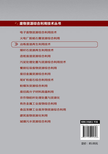 废物资源综合利用技术丛书 冶炼废渣再生利用技术 商品图1