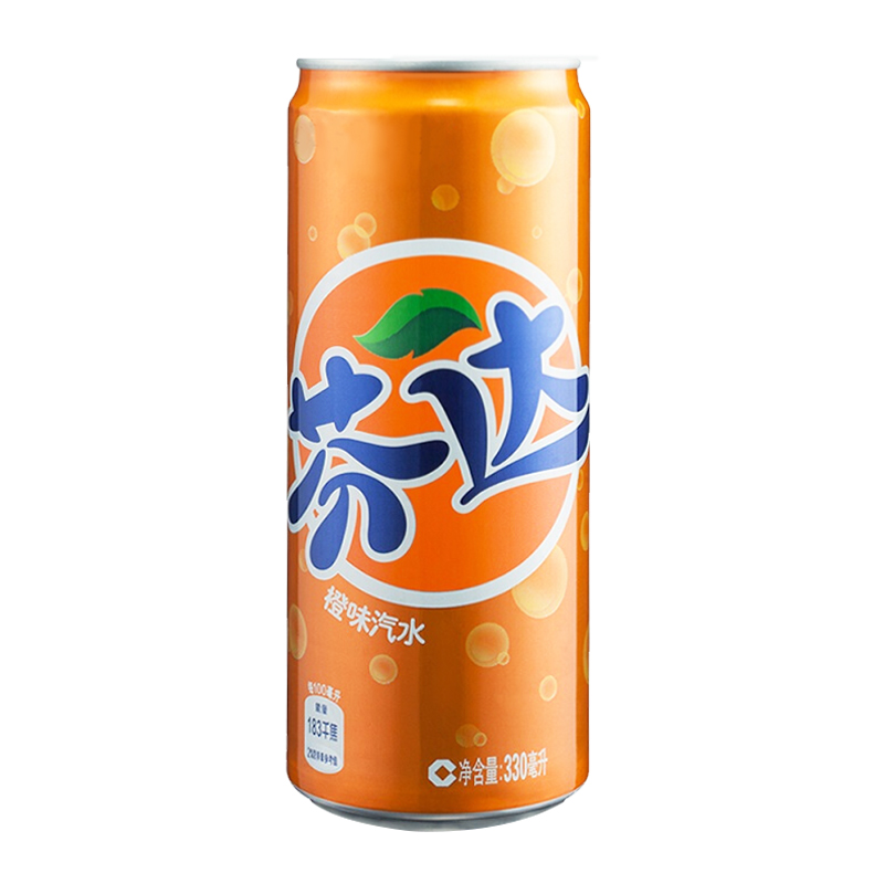 芬达香橙330ml