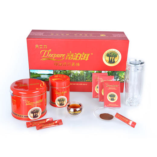 帝泊洱即溶普洱茶珍古茶型150袋装经典款商务礼盒 商品图0