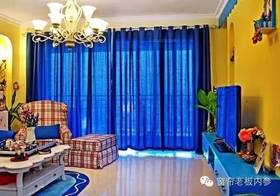 地中海风格窗帘效果图赏析