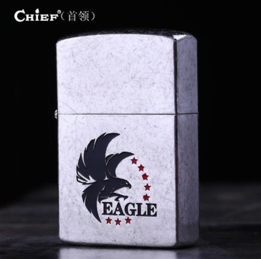 【打火机】首领Chief 雕鹰展翅创意打火机 地摊个性热卖煤油金属火机 商品图0