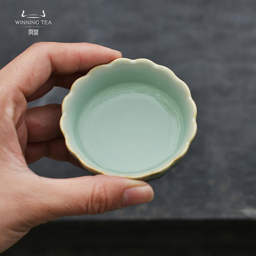 问鼎汝瓷天青（经典）莲花杯 商品图2