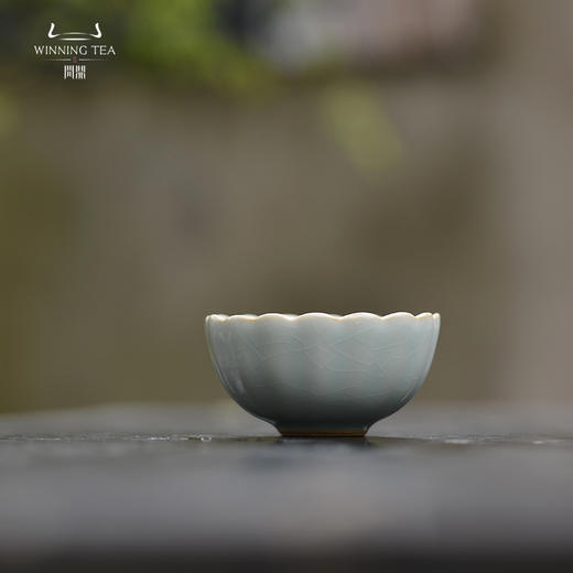 问鼎汝瓷天青（经典）莲花杯 商品图0