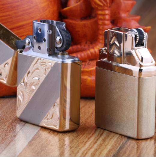 【打火机】首领7100充气打火机 明火 直冲双火切换 煤油机 一机三用 商品图3