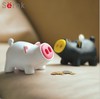 【家居摆件】semk创新翘鼻子猪存钱罐搪胶PVC小猪储蓄罐家居工艺品摆件 商品缩略图1
