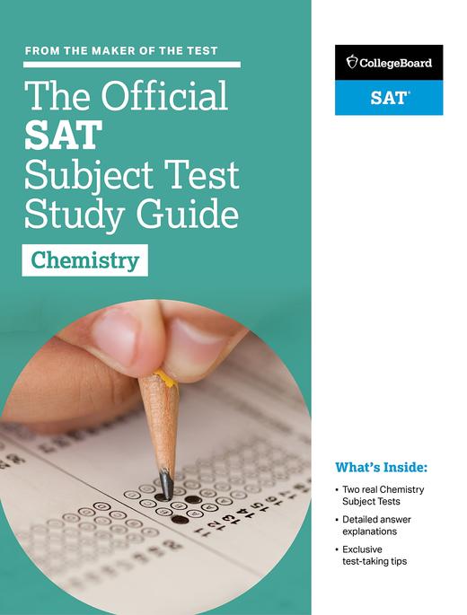 【中商原版】SAT官方科目学习指南：化学 英文原版 The Official SAT Subject Test in Chemistry Study Guide 商品图0
