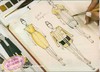 Fashionary迷你设计手绘本（毛毡封面三本套）英文原版 Fashionary Mini Felt Womens (Pink) Fashionary手绘本 时尚笔记本 商品缩略图3