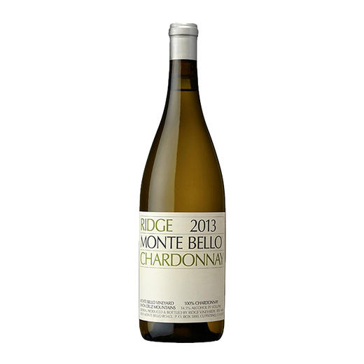 瑞园庄园丽山夏多内, 美国 圣克鲁兹山 Ridge Monte Bello Chardonnay, USA Santa Cruz Mts 商品图1