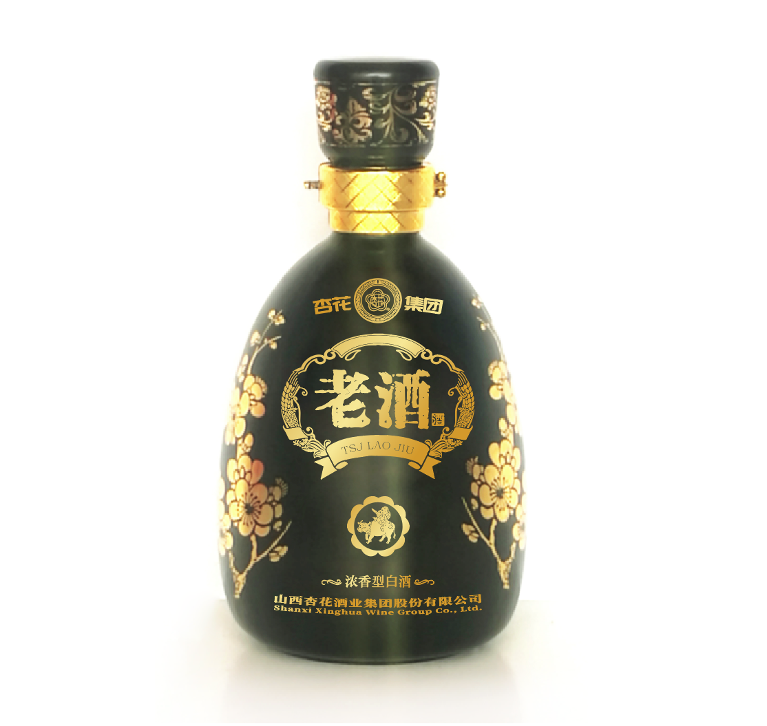杏花老酒(黑瓶)
