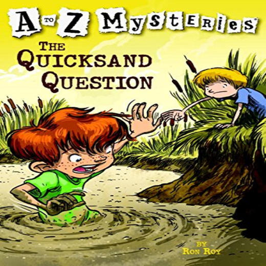 【中商原版】字母之谜17：穿过流沙 英文原版 儿童文学 A-Z Mysteries：The Quicksand Question Ron Roy Random House US 商品图0
