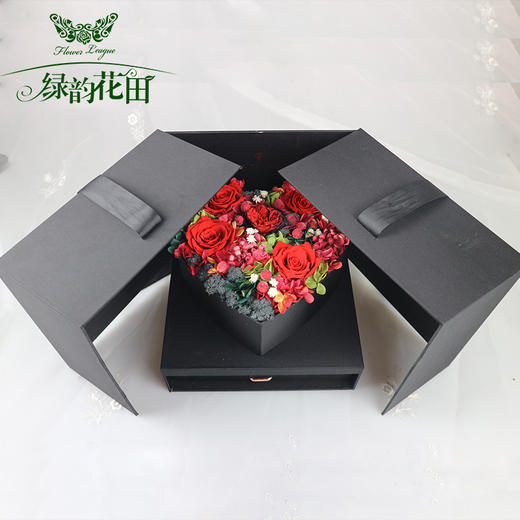 抖音网红魔立方永生花抽屉玫瑰礼盒-永生花精美礼盒送女朋友老婆闺蜜生日结婚纪念日情人节快递包邮 商品图9