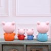 【装饰品】。创意小猪佩奇一家四口树脂吊脚娃娃工艺品礼品家居装饰品摆件礼品 商品缩略图2