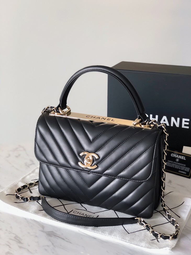 18新款chanel trendy ccv绣款顶级混种羊皮女款单肩包