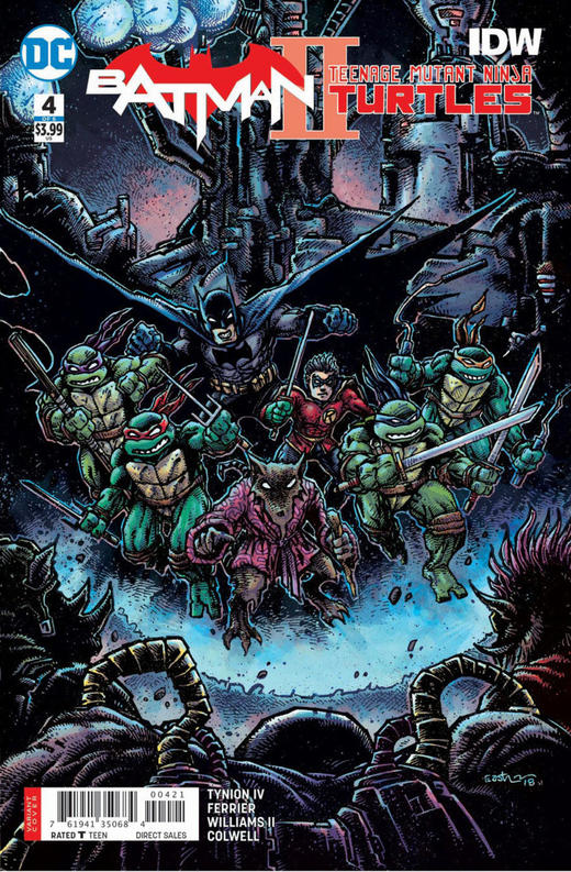 蝙蝠侠/忍者神龟 V2 斜线 Batman Teenage Mutant Ninja Turtles Il（2018）变体 商品图2