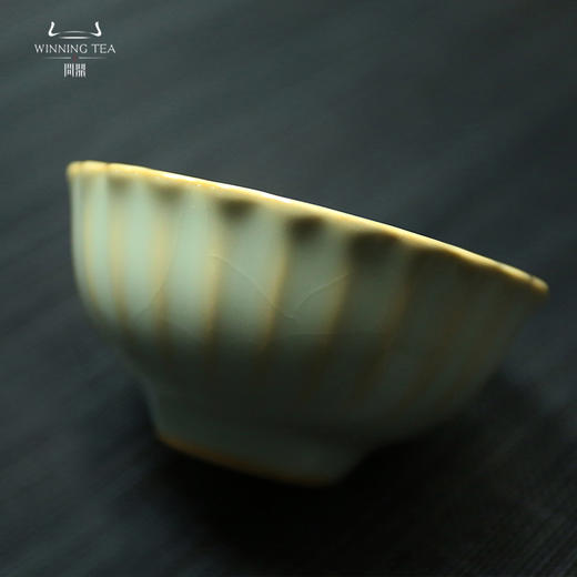 问鼎汝瓷天青菊瓣杯 汝窑单杯功夫茶杯茶具 老款下单前先咨询客服 商品图1